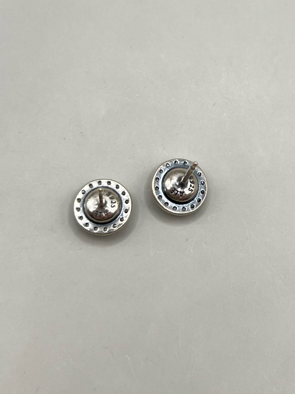 Pandora Brilliant Legacy Sterling Silver Halo Post Earrings - Picture 5 of 6